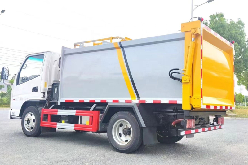 Side Hang Up Type Dump Garbage Truck para sa Transport