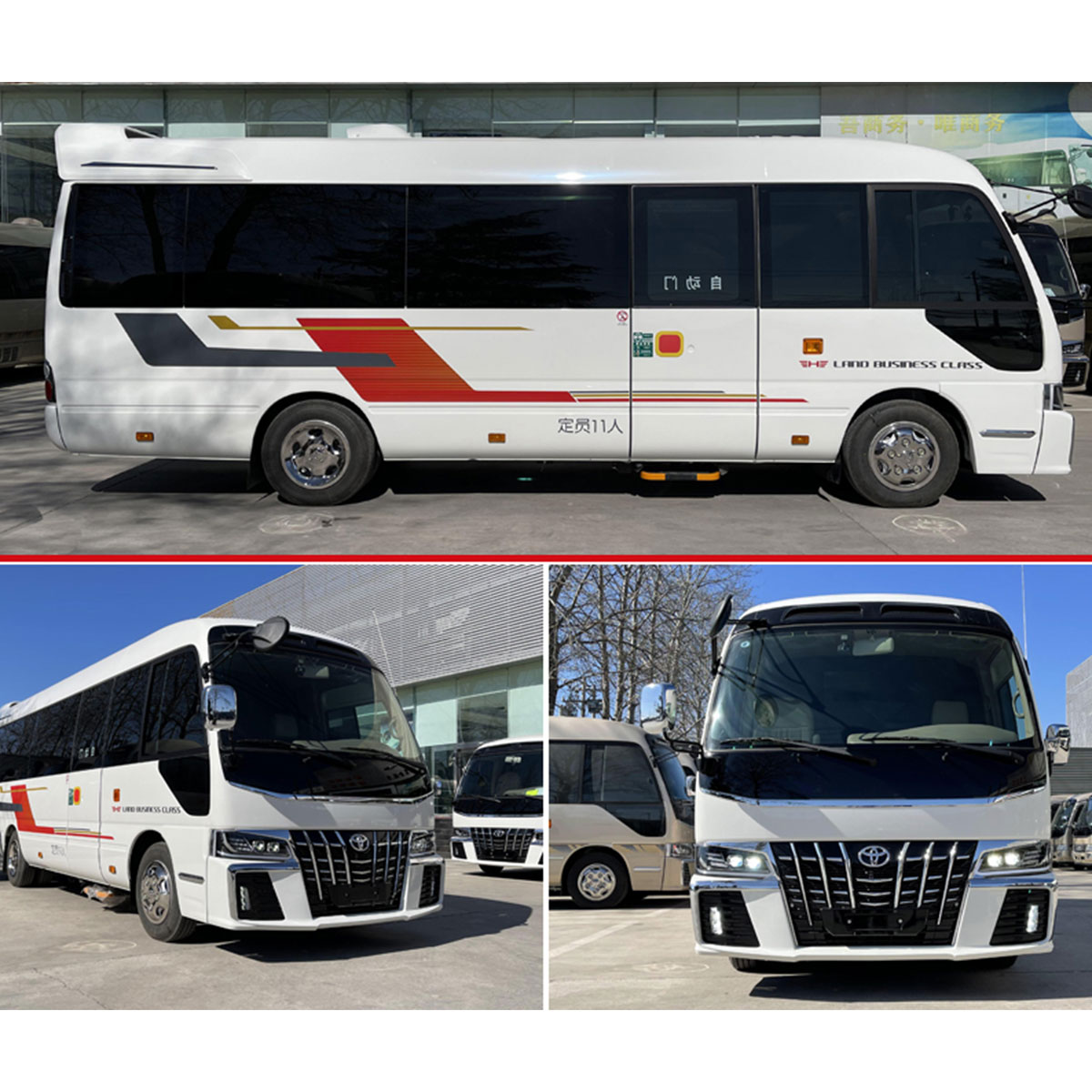 Isang Maikling Paglalarawan ng Proseso ng Pagbabago ng Marangyang Toyota Coaster