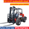 CV-3.5T Makeshift Shed Mataas na Kalidad na Multi-purpose na Murang Forklift Truck