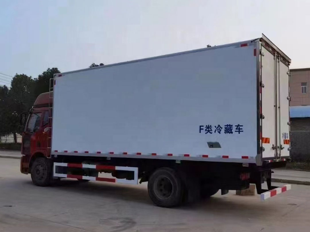 10 Ton Diesel Box Engine Refrigerator Truck para sa Transport