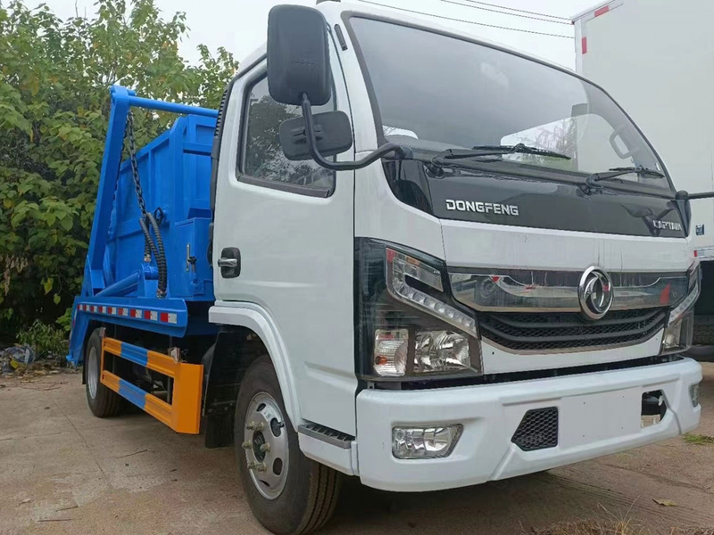 Swing Arm Side Hang Up Type Garbage Truck para sa Paglilinis