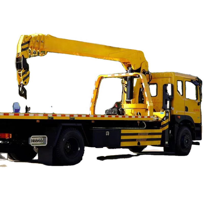 8 Ton Dongfeng 1 Pull 2 ​​Cars Tow Wrecker Truck