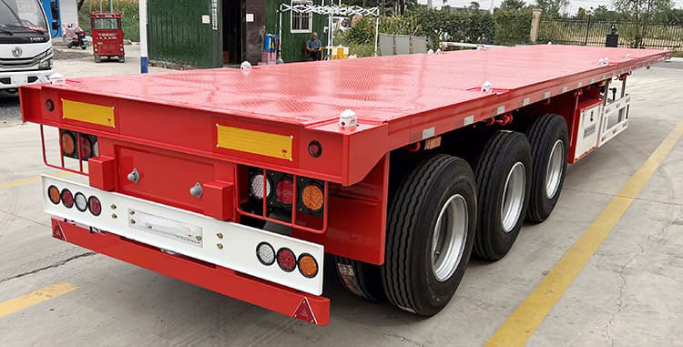 Flatbed Dump Semi-trailer para sa pagbabawas ng mga gastos sa transportasyon