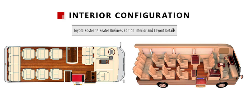 Coaster 14-seater Business Vehicle Luxury Version